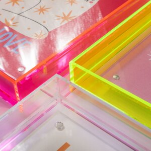 Cadre photo néon acrylique Walther Summertime 13x18 cm