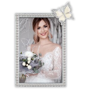 ZEP Cadre Photo Ives 10x15 cm – Argent Brillant...