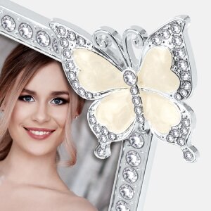 ZEP Cadre Photo Ives 10x15 cm – Argent Brillant...