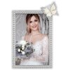 ZEP Cadre Photo Ives 10x15 cm – Argent Brillant Papillon