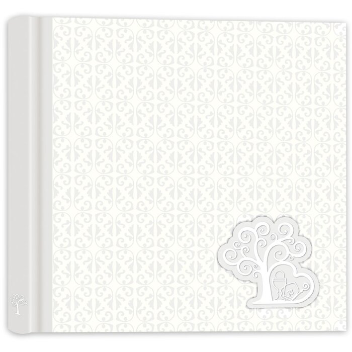 Album photo communion ZEP 19 – 24 pages carrées blancs relié en livre