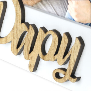 Cadre photo Papy 10x15 cm blanc format paysage ZEP