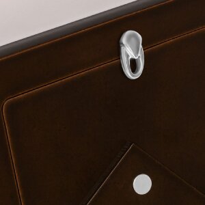 Cadre photo portrait ZEP Peschici 13x18 cm argent brillant avec support