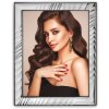 Cadre photo portrait ZEP Peschici 13x18 cm argent brillant avec support