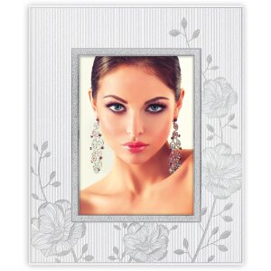 Cadre photo en verre Taormina 13x18 cm argent ZEP