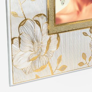 Cadre photo en verre doré Taormina 13x18 cm...