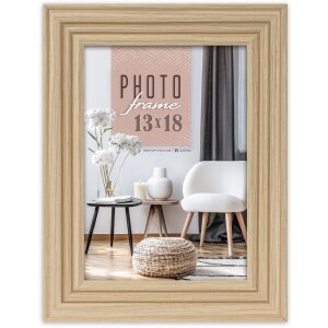 Cadre photo Munich en bois gris marron naturel...