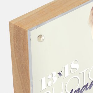 Cadre photo acrylique Clark naturel – Fermeture...
