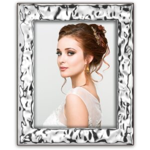 Cadre photo portrait métallique Prato –...