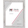 Cadre photo Shabby-Chic MendeFrames 50x100 cm blanc verre clair
