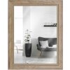 Miroir mural Shabby-Chic 70x70 cm bois flotté naturel
