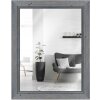 Miroir mural H660 Shabby-Chic en bois massif – 4 couleurs, 20x20 à 70x100 cm