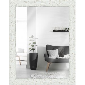 Miroir mural baroque 20x30 cm blanc MendeFrames