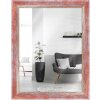 Miroir mural Shabby-Chic en bois massif rouge 70x70 cm MendeFrames