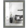 Miroir mural H640 Shabby-Chic en bois massif - 7 couleurs & tailles