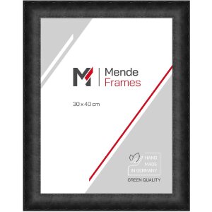 Cadre photo MendeFrames H620 Antik noir 59,4x84,1 cm verre anti-reflet
