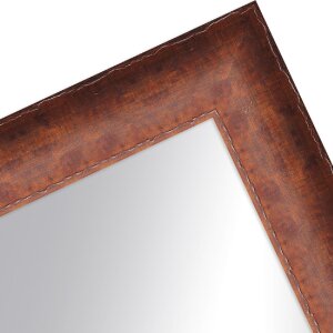 Miroir mural antique 70x70 cm noyer MendeFrames