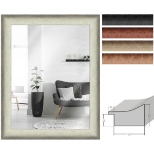 Miroir mural H620 Antique en bois massif – Design intemporel et varié