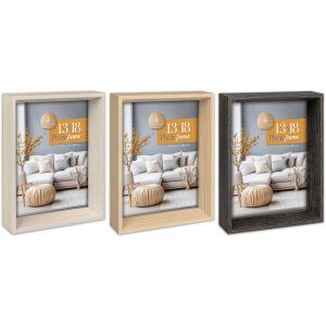 Cadre photo en bois ZEP Berlin – 3 couleurs, 4...