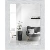 Miroir mural vintage blanc 60x60 cm - MendeFrames