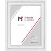 Cadre photo MendeFrames H550 Antik blanc 30x45 cm verre antireflexe