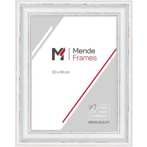 Cadre photo H550 Antik blanc 20x60 cm verre clair