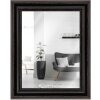 Miroir mural MendeFrames H550 Antique noir 20x40 cm
