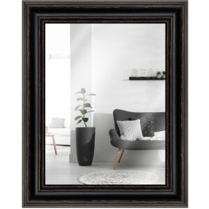 Miroir mural baroque H550 noir antique 40x60 cm MendeFrames