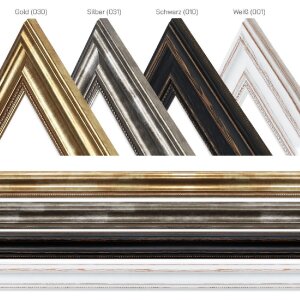 Miroir mural H550 Antique argent 29,7x42 cm