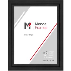 Cadre photo MendeFrames H540 noir moucheté 20x20...