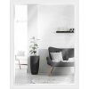 Miroir mural MendeFrames H490, design moderne blanc 15x20 cm