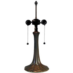 Pied de lampe foncé 52 x Ø 17 cm