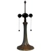 Pied de lampe foncé 52 x Ø 17 cm