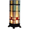 Lampadaire Tiffany coloré en verre 12,5x35 cm