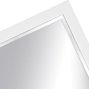 Miroir mural MendeFrames H490, design moderne blanc 29,7x42 cm