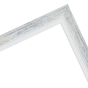 Cadre photo MendeFrames H490 moderne bleu pastel 40x60 cm bois verre