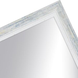 Miroir mural moderne MendeFrames H490 bleu 50x60 cm