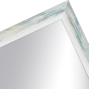 Miroir mural MendeFrames H490 moderne turquoise 15x21 cm