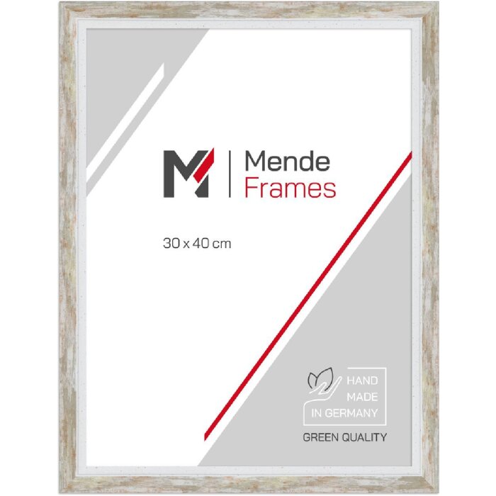 Cadre photo MendeFrames H490 moderne taupe 13x18 cm verre artificiel