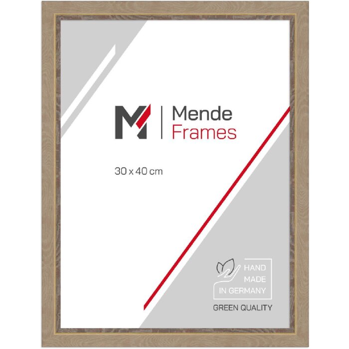 Cadre photo MendeFrames H490 Modern Eiche 21x29,7 cm verre anti-reflets