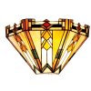 LumiLamp 5LL-9263 Applique Tiffany 31x13x20 cm Beige Verre Triangle