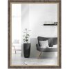 Miroir mural H490 Moderne noyer 30x40 cm