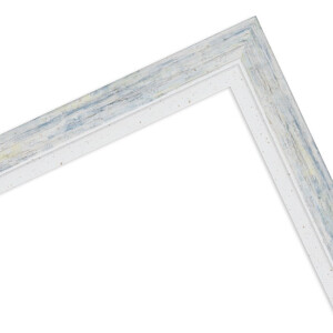 Cadre photo H490 Moderne bleu pastel 30x45 cm verre muséum MendeFrames