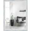 Miroir mural moderne bleu MendeFrames 15x20 cm bois massif