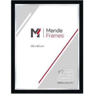 Cadre photo MendeFrames H490 moderne noir 15x20 cm verre...