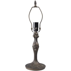 Pied de lampe foncé Ø 15,5 x42 cm