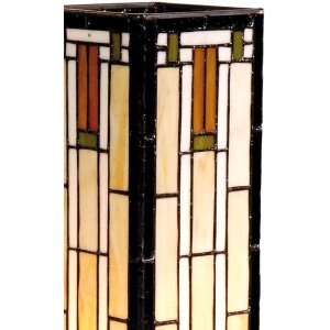 LumiLamp 5LL-9332 Lampe de table Tiffany 12x12x35 cm...