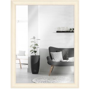 Miroir mural H470, style maison de campagne, bois massif...