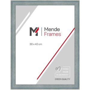Cadre photo MendeFrames H470 Landhaus bleu 30x90 cm verre...
