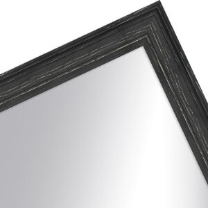 Miroir mural style campagne noir 50x75 cm - MendeFrames
